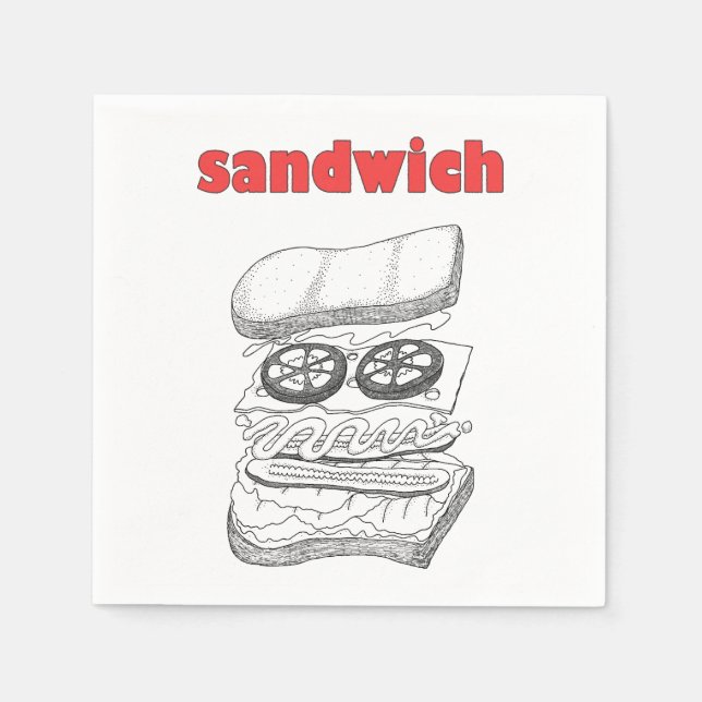 Servilleta De Papel Sándwich (Anverso)