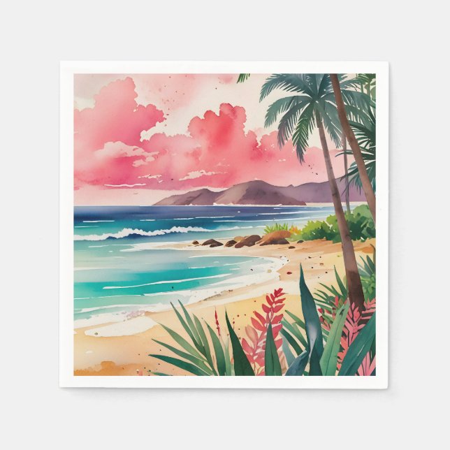 Servilleta De Papel Sandy Toes (Anverso)