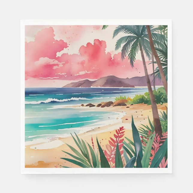 Servilleta De Papel Sandy Toes (Anverso)