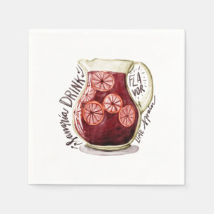 Servilleta De Papel Sangria