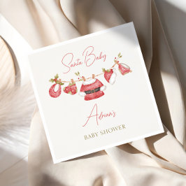 Servilleta De Papel Santa Baby Clothes Winter Boy Baby Shower