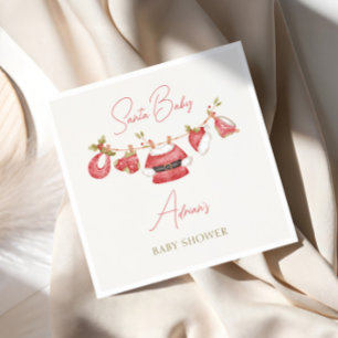 Servilleta De Papel Santa Baby Clothes Winter Boy Baby Shower