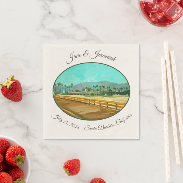 Servilleta De Papel Santa Barbara, CA - Stearns Wharf (In situ)