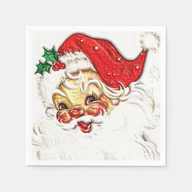 Servilleta De Papel Santa Claus (Anverso)