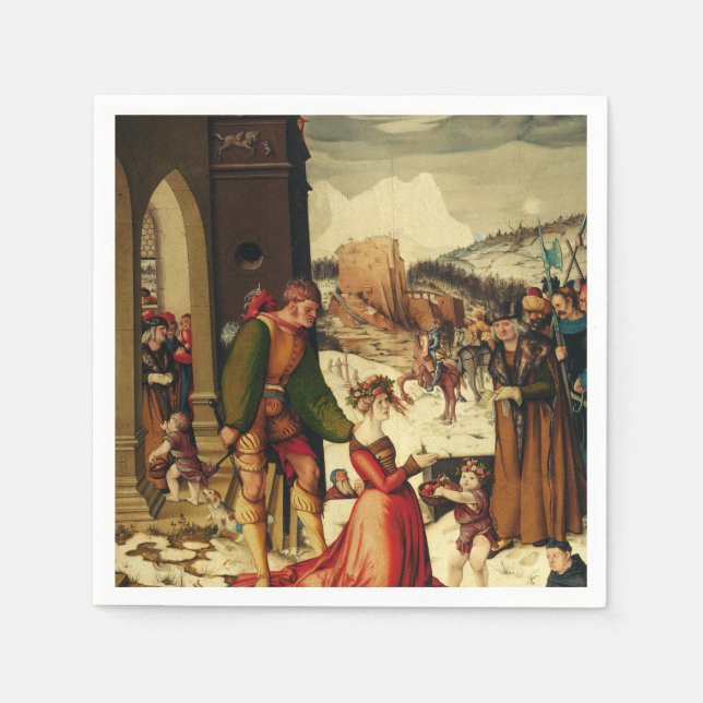 Servilleta De Papel Santa Dorotea de Cesarea (Anverso)