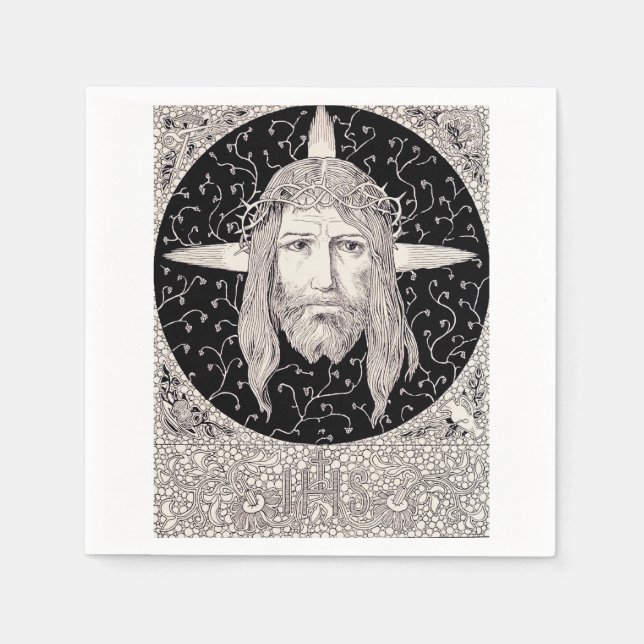 Servilleta De Papel Santa Faz de Jesucristo (Anverso)