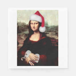 Servilleta De Papel Santa Hat, Navidades de Mona Lisa