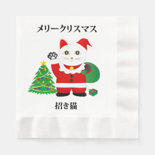 Servilleta De Papel Santa Maneki Neko