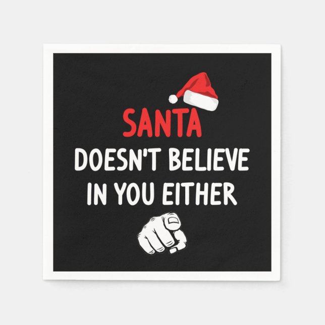 Servilleta De Papel Santa no cree (Anverso)