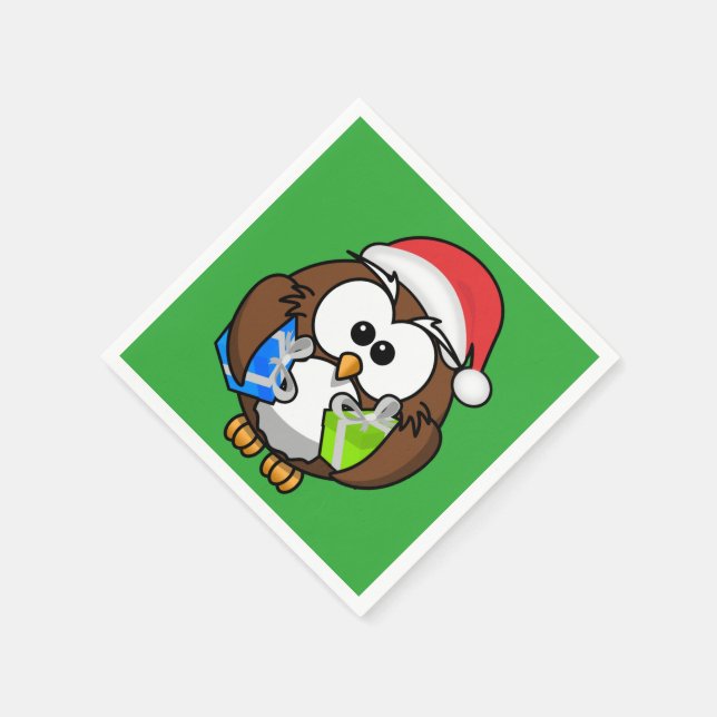 SERVILLETA DE PAPEL SANTA OWL (Borde)