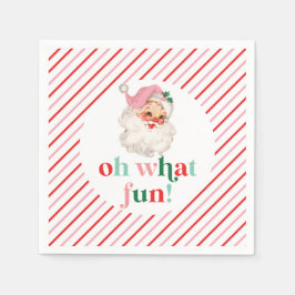 Servilleta De Papel Santa Rosa Retro Qué Diversión