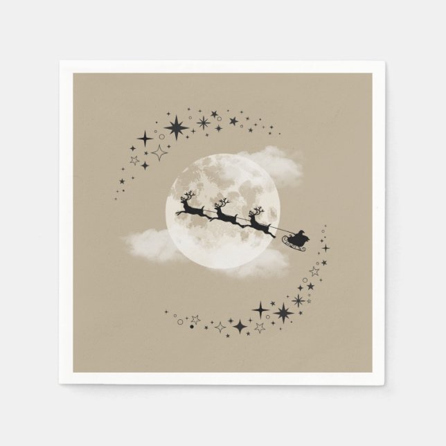 Servilleta De Papel Santa y las toallas de la luna (Anverso)
