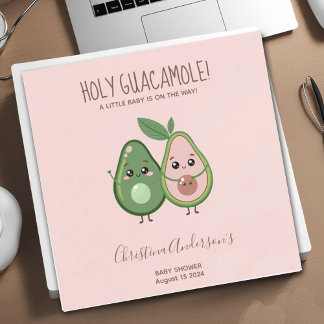 Servilleta De Papel Santo Guacamole Aguacate Rosa Baby Shower