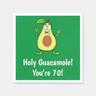 Servilleta De Papel Santo Guacamole Eres 70 Funny Aguacates Napkins