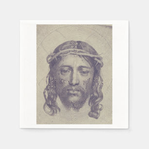 Servilleta De Papel Santo Rostro en el Velo de Santa Verónica