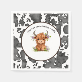 Servilleta De Papel Santo Vaca estamos teniendo un bebé