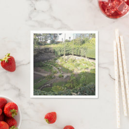 Servilleta De Papel Santuario oculto Umpherston Sinkhole