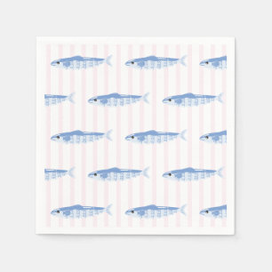 Servilleta De Papel Sardinas Empacadas con Amor Despedida de Soltera
