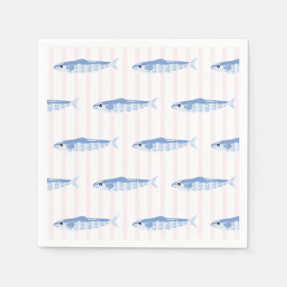 Servilleta De Papel Sardinas Empacadas con Amor Despedida de Soltera