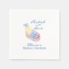 Servilleta De Papel Sardinas Empacadas con Amor Despedida de Soltera