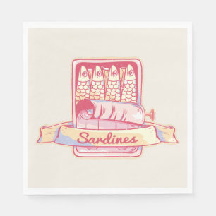 Servilleta De Papel Sardinas en lata