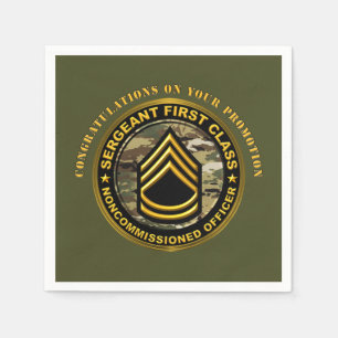 Servilleta De Papel Sargento Primera Clase Promoción SFC
