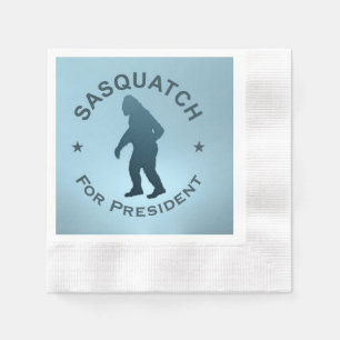 Servilleta De Papel Sasquatch Para Presidente