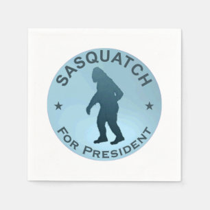Servilleta De Papel Sasquatch Para Presidente
