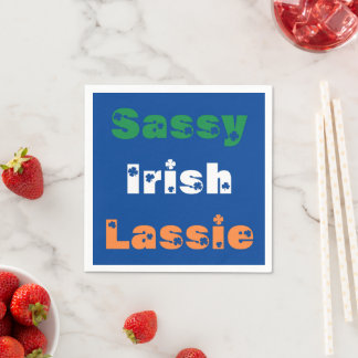 Servilleta De Papel Sassy Irish Lassie Paper Napkin