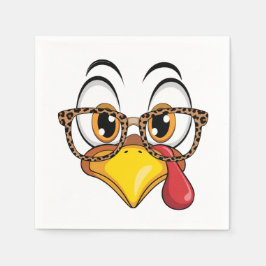 Servilleta De Papel Sassy Thanksgiving Turkey 