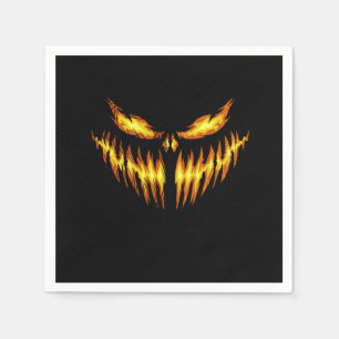 Servilleta De Papel Sasuy Pumpkin Halloween Face Gift Idea