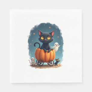 Servilleta De Papel Scarecrow Cat Sentinel