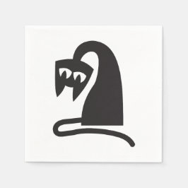 Servilleta De Papel Scary Cat