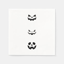 Servilleta De Papel Scary Halloween Faces
