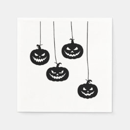 Servilleta De Papel Scary Pumpkin hanging