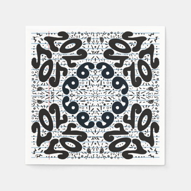 Servilleta De Papel School’s Out Forever Loose Leaf Paper (Anverso)
