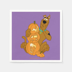Servilleta De Papel Scooby-Doo Jack-O-Lantern de Halloween
