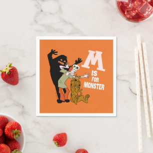 Servilleta De Papel Scooby-Doo   M es para Monster