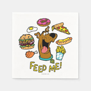 Servilleta De Papel ¡Scooby-Doo me alimenta!