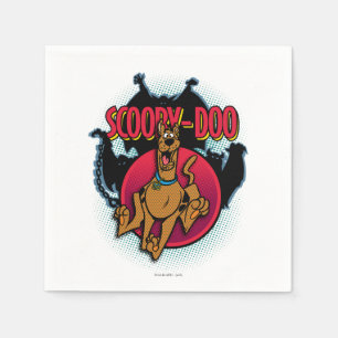 Servilleta De Papel Scooby-Doo Running From Ghosts Graphic