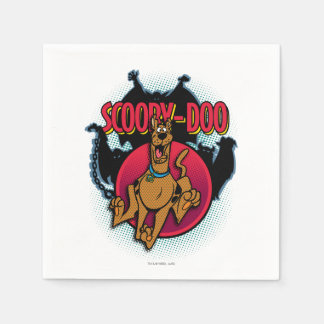 Servilleta De Papel Scooby-Doo Running From Ghosts Graphic
