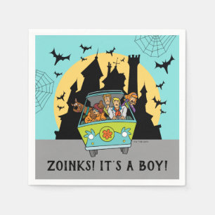 Servilleta De Papel Scooby-Doo Spooktacular Halloween Baby Shower Napk