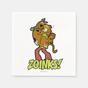 Servilleta De Papel Scooby-Doo y Shaggy Zoinks!