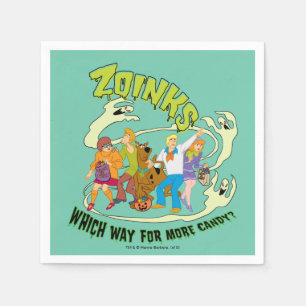 Servilleta De Papel Scooby-Doo Zoinks for More Candy?