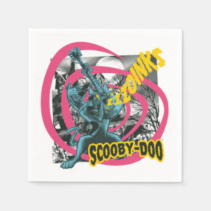 Servilleta De Papel Scooby-Doo Zoinks Punk Guitar Gráfico