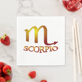 Servilleta De Papel Scorpio Star Gold