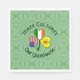 Servilleta De Papel Scot Lion Irish USA Banderas Shamrock personalizad