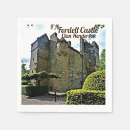 Servilleta De Papel Scottish Clan Henderson Fordell Castle