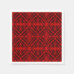 Servilleta De Papel Scribe simple Tejido Espejo Rojo