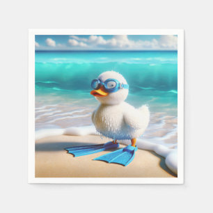 Servilleta De Papel Scuba Diver Duckling